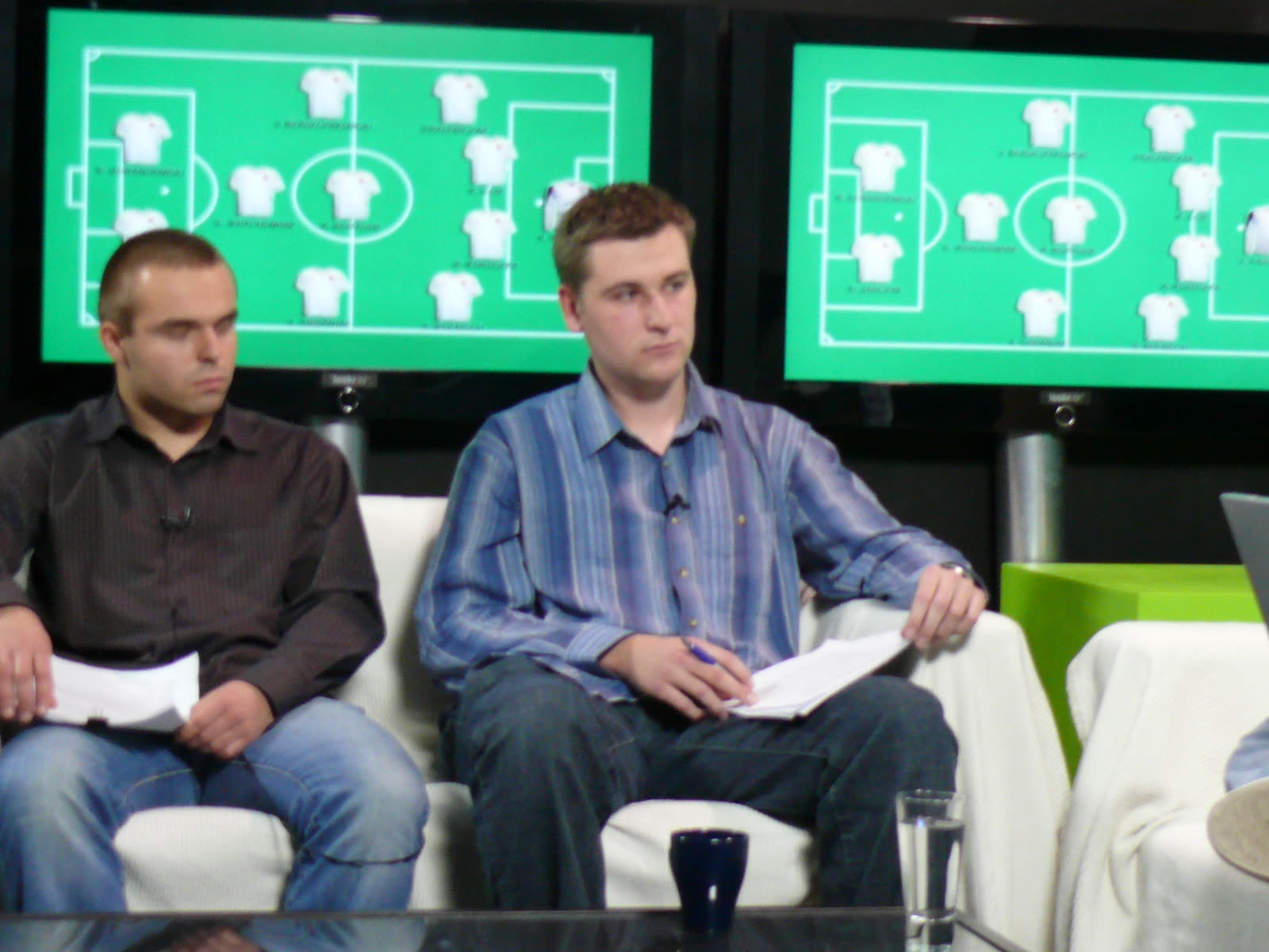 Maciej Sypuła i Robert Fila w studiu Lookr.tv