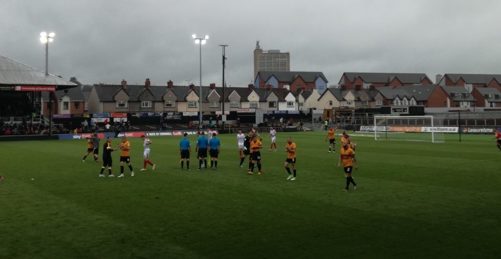 Między przerwą a pracą znalazł się czas dla Newport County