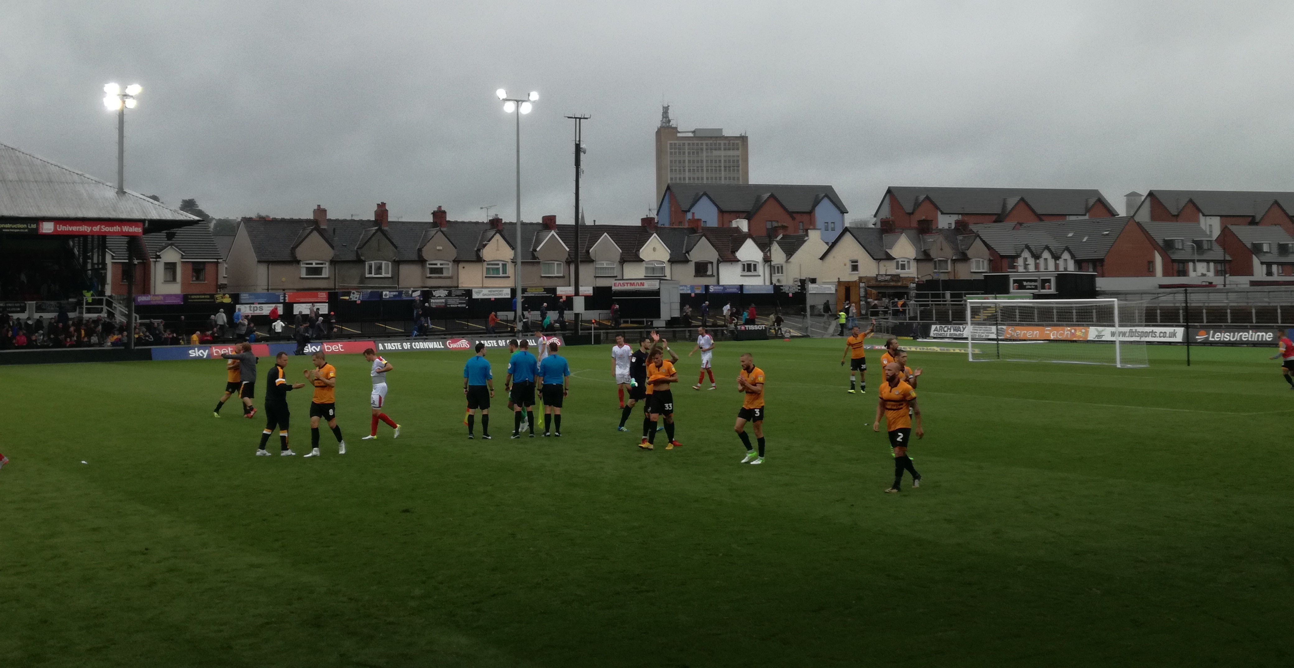 Między przerwą a pracą znalazł się czas dla Newport County