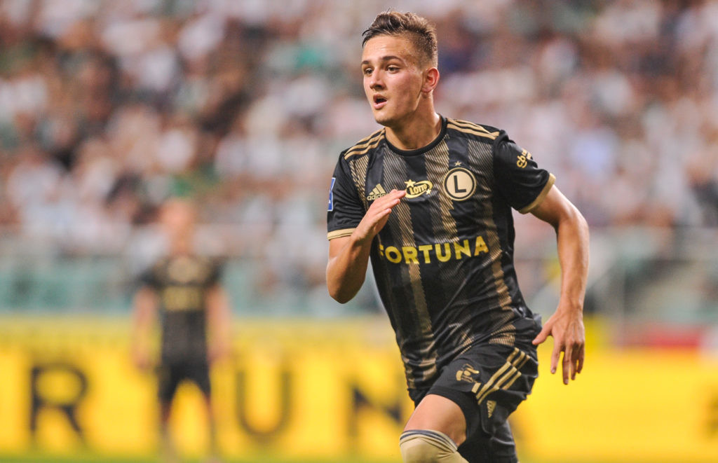 Michał Karbownik (Legia Warszawa - Raków Częstochowa); polscy juniorzy