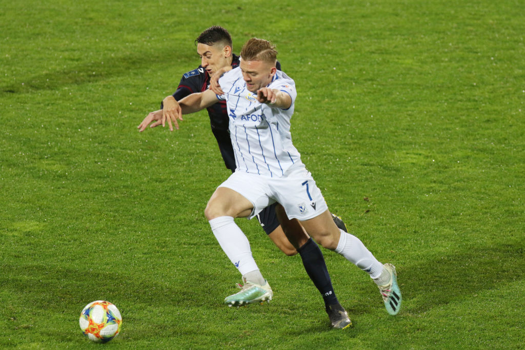 Kamil Jóźwiak i David Stec (Pogoń Szczecin - Lech Poznań)