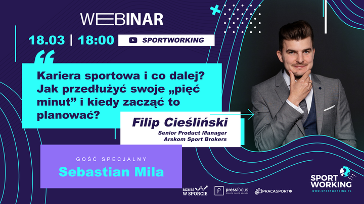 Filip Cieśliński i Sebastian Mila gośćmi spotkania cyklu Sportworking