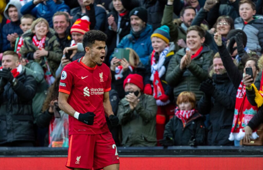 Luis Diaz ożywił grę ofensywną Liverpoolu