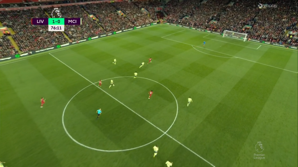 Liverpool gol vs Manchester City