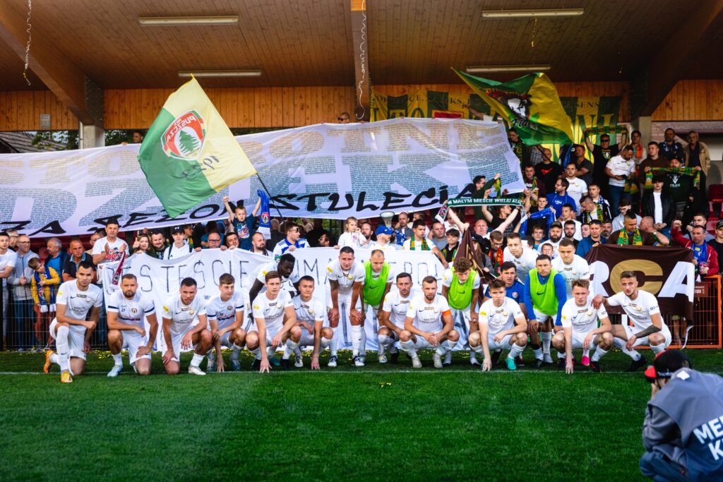 Puszcza Niepołomice przed najważniejszym meczem w historii