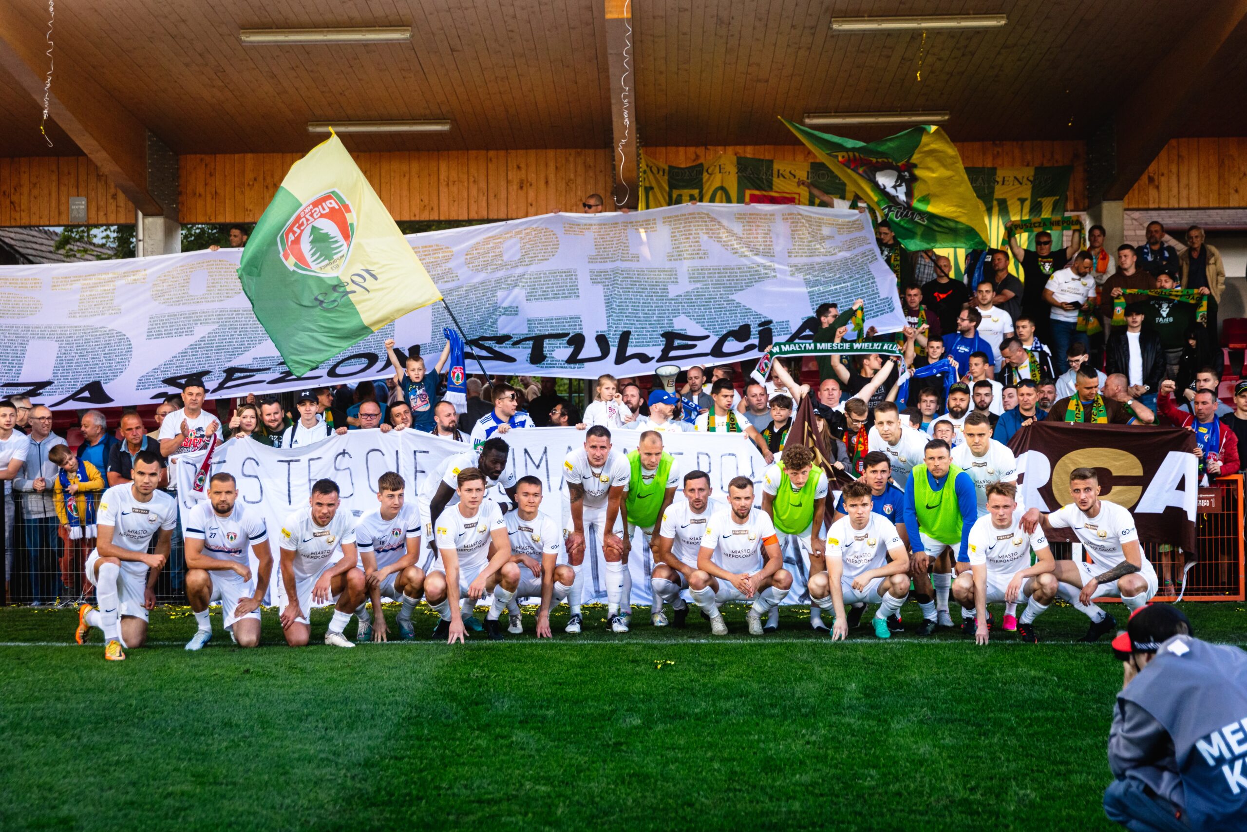 Puszcza Niepołomice w gronie absolutnych beniaminków ekstraklasy