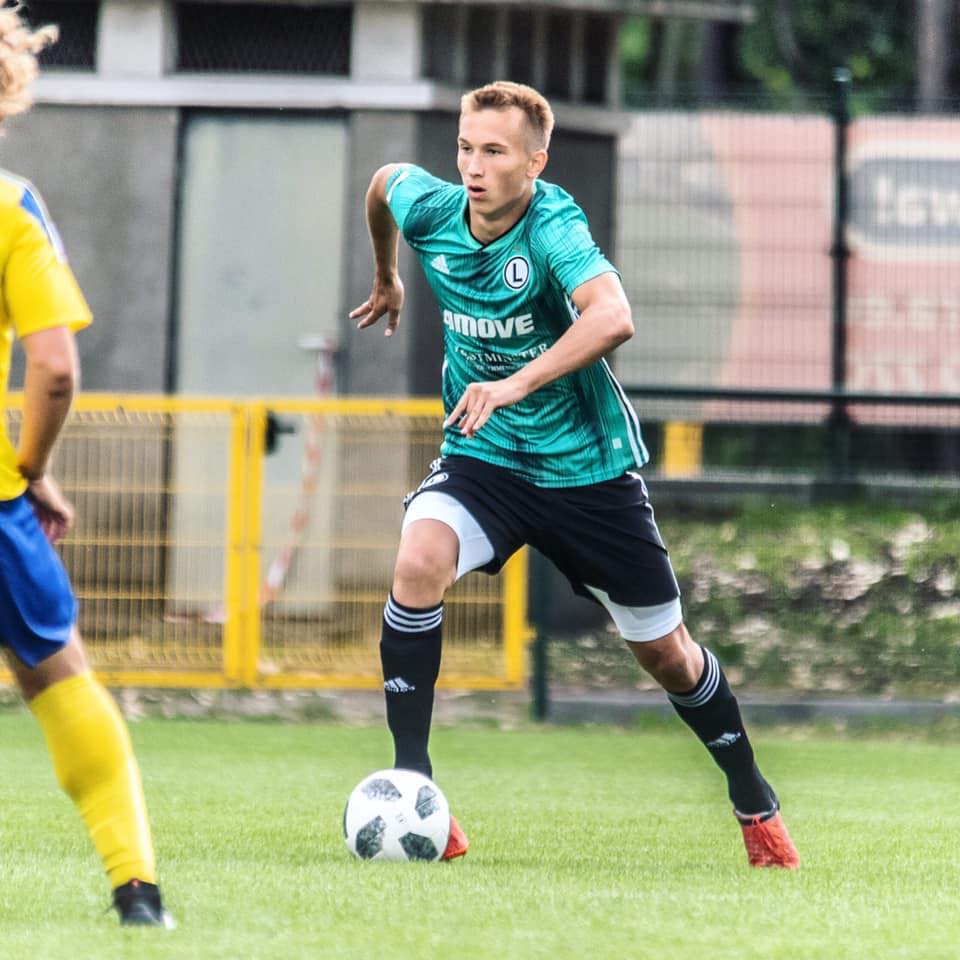 Yehor Matsenko w barwach Legii Warszawa