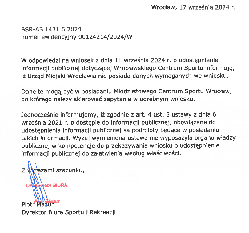 Wrocławskie Centrum Sportu