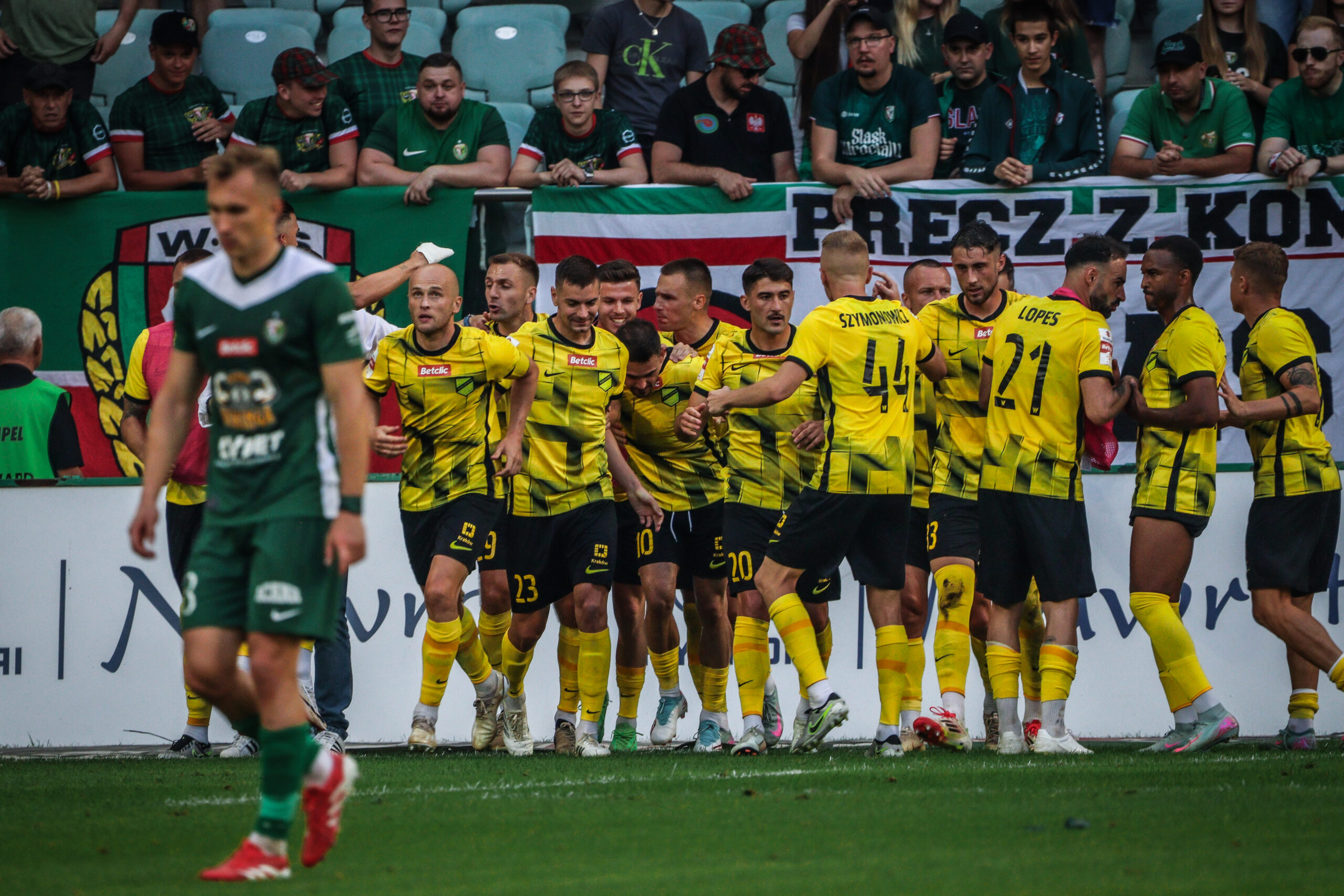 Wieczysta Kraków traci do czołówki. Kolejna wpadka nowego szkoleniowca