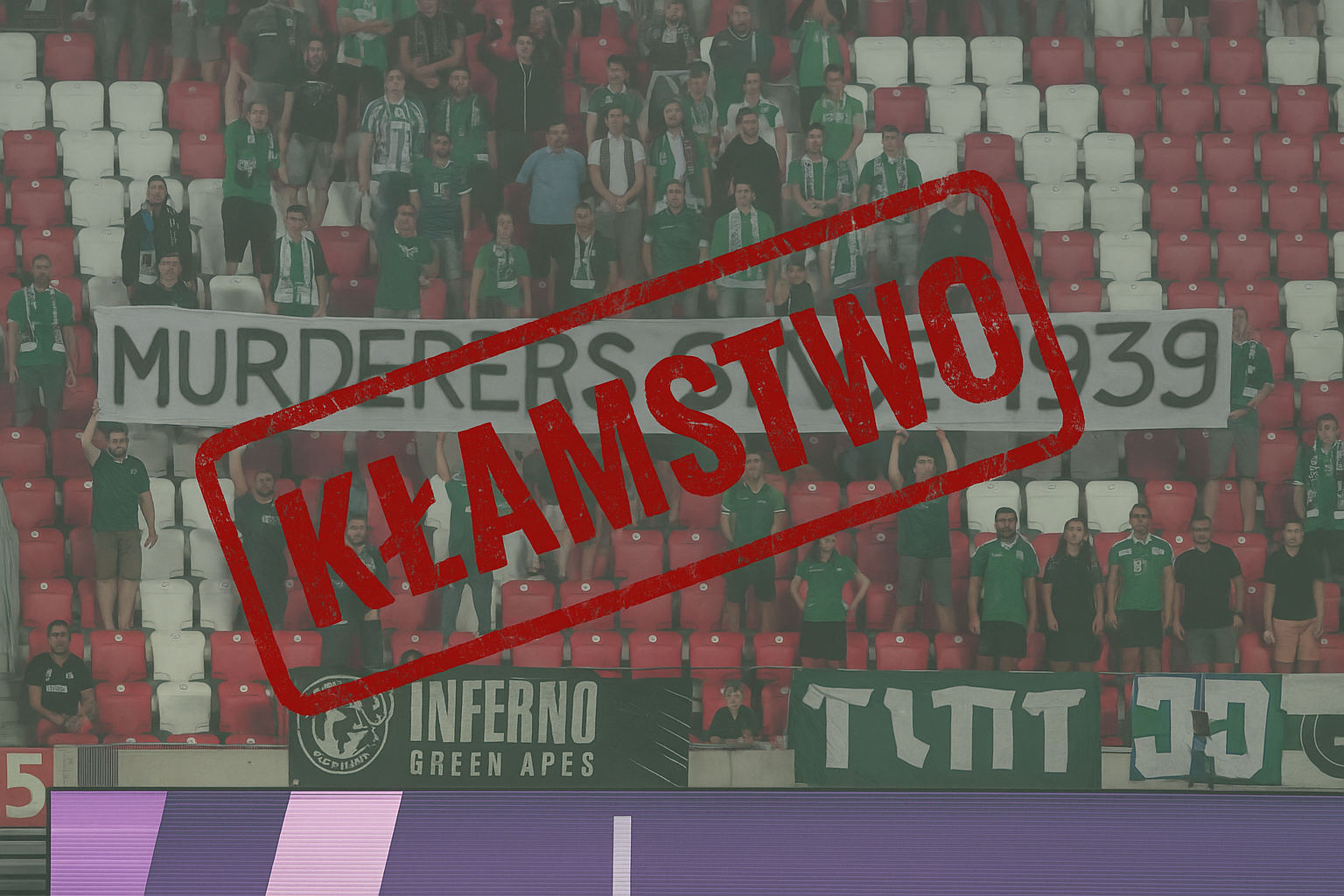 Skandaliczne kłamstwo w Debreczynie. UEFA musi ukarać Maccabi Hajfa