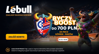 Szaleństwo na finał! Do 700 PLN od nowego buka na rynku! 300 PLN gwarantowane jeśli mecz… się rozpocznie!