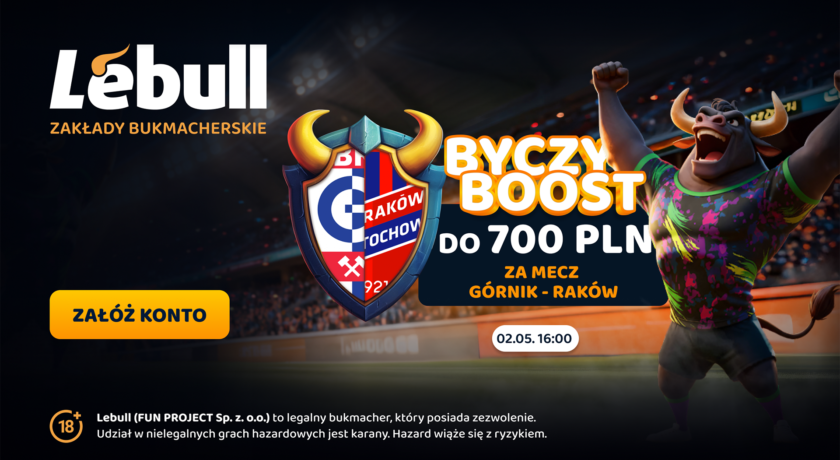 Szaleństwo na finał! Do 700 PLN od nowego buka na rynku! 300 PLN gwarantowane jeśli mecz… się rozpocznie!