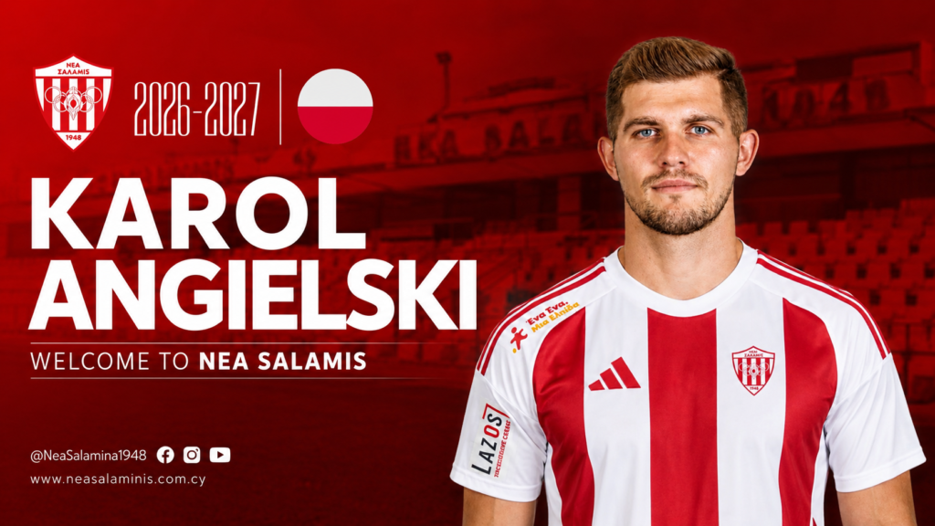 Karol Angielski wraca na Cypr i zagra w AS Nea Salamis