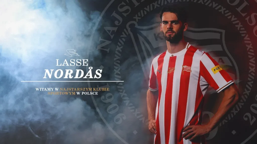 Lasse Nordås nowym napastnikiem Cracovii
