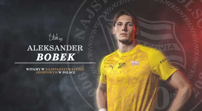 Mimo zamkniętego okna transferowego Aleksander Bobek został piłkarzem Cracovii