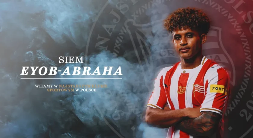 Siem Eyob-Abraha piłkarzem Cracovii! W CV Manchester United i Sheffield United