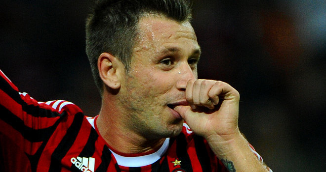Meandry kariery Cassano