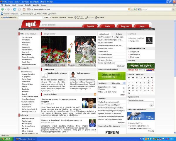 Nowe cykle publicystyczne na iGol.pl