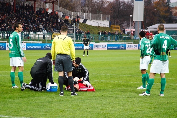 Obrońca Lechii kontuzjowany