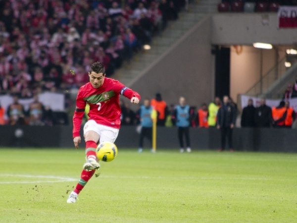 Ronaldo i jego problem z rzutami wolnymi