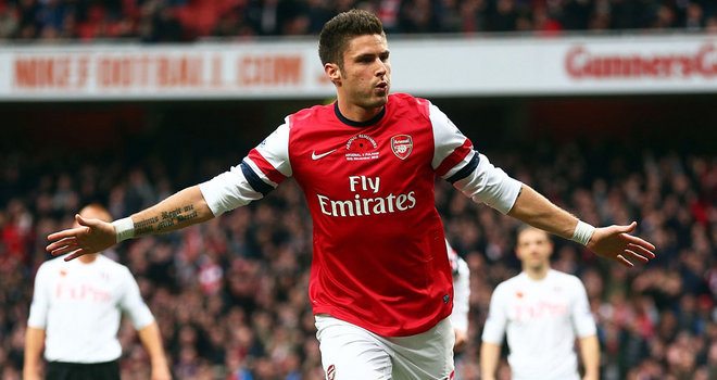 Popis Oliviera Giroud w Pireusie, Arsenal z awansem do fazy pucharowej Ligi Mistrzów