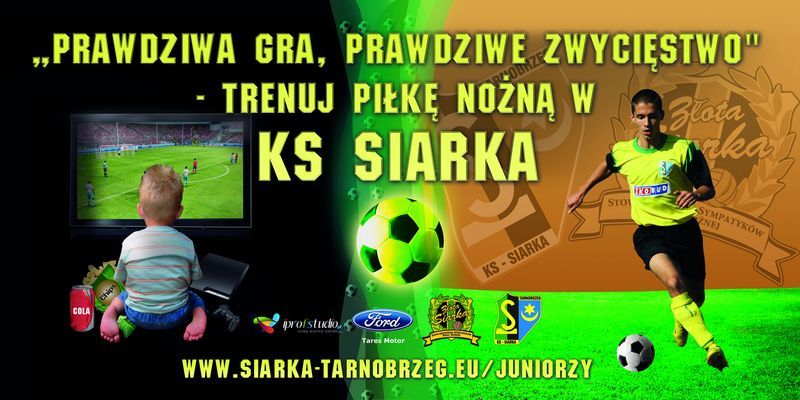 Trenuj piłkę nożną w KS Siarka